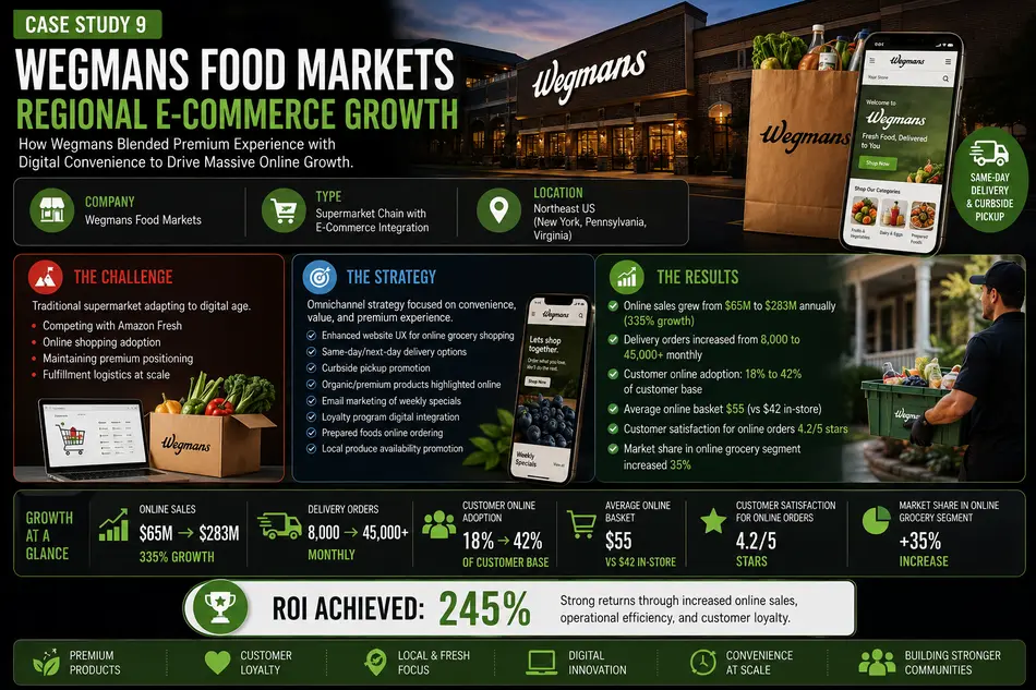 Regional E-Commerce Growth for Supermarket Chain case study